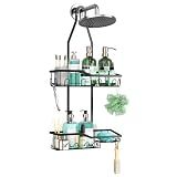 SILUB Shower Caddy Hanging,Rustproof Anti-Swing Shower Organizer