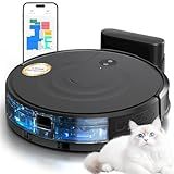 Kewbily Robot Vacuum and Mop Combo with 9000Pa Suction, LiDAR Navigation & Multi-Floor Mapping, Ultra-Slim Design for Pet Hair, Carpets & Hard Floors, 200-Min Runtime