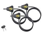 Master Lock - Keyed Alike Trail Camera Python Adjustable Cable Locks 8419KA-3
