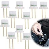 10 Pieces Universal Car SRS Airbag Simulator Tester Shielding Resistor, Copper Needle Air Bag Repair Tool for Fault Light Reset and Diagnostic, Suitable for Most Cars, SUV, and Trucks