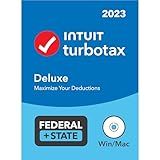 [Old Version] TurboTax Deluxe 2023, Federal & State Tax Return [PC/Mac Disc]