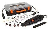 WEN 23103 1-Amp Variable Speed Rotary Tool with 100+ Accessories, Carrying Case and Flex Shaft