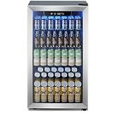 Electactic Mini Fridge 130 Can Beverage Refrigerator Cooler, 3.2 Cu.Ft Drink Fridge forSoda Wine Beer, Digital Temperature Control Cooler for Home, Dorm, Bar