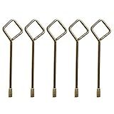 Interior Door Emergency Key Pin for Bedroom Bathroom, Interior Privacy Door Lock for Turn-to-Unlock Type - 5 Pack