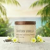Body Sugar Scrub with Shea Butter, Tahitian Vanilla Scent, 18 oz