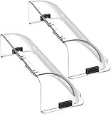 Air Vent Deflector,2-Pack Redirect Airflow Powerful Magnetic Vent Air & Heat Deflector for Ceiling, Floor and Wall,Sidewall - Adjustable from 8.5" to 15"