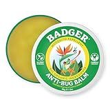 Badger Bug Repellent Tin, Organic Deet-Free Mosquito Repellent with Citronella, Family Friendly Pleasant Smelling Insect Repellent, Easy to Use, 2 oz Tin
