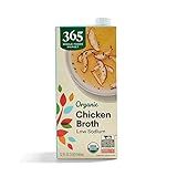 365 by Whole Foods Market, Organic Low Sodium Chicken Broth, 32 Fl Oz