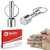 KlayXira 2 Pack Gold Testing Keychain - Precious Metal Tester with Detachable Key Ring