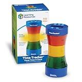 Learning Resources Time Tracker Visual Timer & Clock - 1 Piece, Classroom Tracker, Alarm Clock, Light Up Timer for Classroom, Visual Tracker