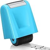 Nezyo 1 Pcs Music Staff 5 Line Teacher Stamp Practice Roller Stamp Self Inking Rolling Sentence Strips Handwriting Line Tool for Music Writing Roller Handwriting (Bule)