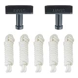 RAROZEEK 5 Pack Rope with 2 Handles Compatible with Champion 212cc