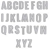 Metal 26 Capital Alphabet Cutting Dies for Card Making, Split Individual Letters Dies Spelling Words Die Cuts Stencil Embossing Tool Scrapbooking DIY Etched Craft Dies