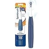 Spinbrush New PRO Clean Battery Powered Electric Toothbrush for Adults, Soft Bristles, Blue, 1 Count