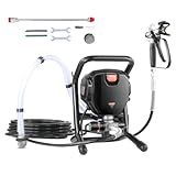 VEVOR 750W Stand Airless Paint Sprayer,3000PSI High Efficiency Electric