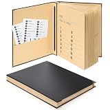 Marspark Important Document Organizer with Elastic Closure,Black