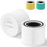 Core 300 Replacement Filter for LEVOIT Core 300, Core 300-P, Core 300S Vortex Air Air Purifier, 3-in-1 H13 Grade True HEPA Filter Replacement 2 Pack, Compare Part No. Core 300-RF (White)