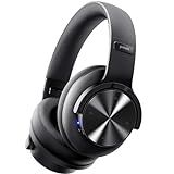 Picun B8 Bluetooth Headphones, 120H Playtime Headphone Wireless Bluetooth with 3 EQ Modes, Low Latency, Hands-Free Calls, Over Ear Headphones for Travel Home Office Cellphone PC Black