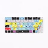 Keyboard Cover Compatible with Adobe Premiere Pro - Compatible with Apple Magic Keyboard (Non-Numeric) with/Without TouchID - Enhance Your Video Editing