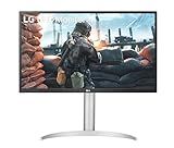 LG Ultrafine 27UP550N 27” 4K UHD (3840x2160) IPS Monitor with USB-C PD 90W, 60Hz, 5ms, HDR10, sRGB 98%, AMD FreeSync, Tilt/Height/Pivot, White