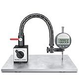 HDLNKAK Dial Indicator Magnetic Base, Digital Dial Indicator Tools Set for Alignment, Precise Measurement Tool with Flex Arm Base and Indicator Combo