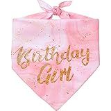 Dog Birthday Bandana Dog Birthday Party Supplies Girl Bday Bandana for Small Medium Dogs Girl