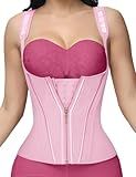 SHAPSHE Waist Trainer for Women, Tummy Control Sports Girdle, Workout Body Shaper with Adjustable Shoulder Strap