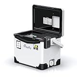 Pawfly Live Bait Cooler, 19 QT Leak-Proof Fishing Cooler with Rechargeable Aerator, Portable Fish Livewell for Boat, Insulated Minnow Bucket for Shrimp & Live Fish, Hard Cooler Box for Fishing