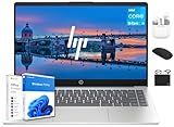 HP 14 Ultrabook Laptop Computer 2025 Premium Lifetime Office 2024, Copilot AI, 8-Core Intel Core i3, 32GB RAM, 1.5TB Storage (1TB SSD + 500GB Ext), Wi-Fi 6, Long Battery, Win 11 Pro, HubxcelAccessory
