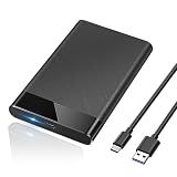 POSUGEAR 2.5'' External Hard Drive Enclosure, 6Gbps USB C 3.1 Gen 2
