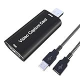 DiamondTiger Capture Card for Streaming - 4K HDMI Video Capture Card,Cam Link Card Game Audio Capture Adapter,HDMI to USB 2.0 Record Capture Device for Streaming, Gaming,Live Broadcasting