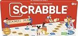 Hasbro Gaming Scrabble Board Game, Classic Word Games for Kids Ages 8 and Up, Fun Family Game for 2-4 Players, The Classic Crossword Game