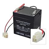 AlveyTech Premium 12 Volt Battery Pack for the Razor MX125 Dirt Rocket Electric Dirt Bike (5 Ah, Versions 1+) - Replacement Single Rechargeable AGM Battery with Wiring Harness