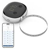 AI-Enabled Smart Body Tape Measure – Bluetooth Fitness Tracker with USB-C Recharge, LED Display & Fitday App – Real-Time Body Progress Analytics for Athletes, Weight Loss & Home Health (60in / 150cm)