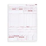 500 UB04 Claim Forms, CMS 1450 Health Insurance Claim Forms for Hospitals and Medical Facilities, Standard Uniform Billing Form for Major Insurance Providers Including Medicare, 500 Pack, 8.5 x 11 in