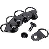 ONLYKXY 50 Pieces Shoe Boot Lace Hooks Buckle Rivets Loop Ring with Rivets, Shoe Boot Buckle