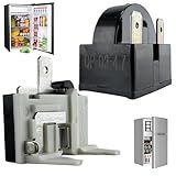 QP2-4R7 4.7 Ohm 3-Pin PTC Starter/Start Relay and Overload Kit Compatible with Mini Fridges Beverage & Wine Beer Coolers/Deep Wine Refrigerators Compressor Parts