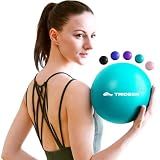 Trideer 9-Inch Pilates Ball, Small Exercise Ball Pilates Equipments for Yoga, Physical Therapy, Pregnancy, Postpartum, Core Training, Balance, Stability and Stretching