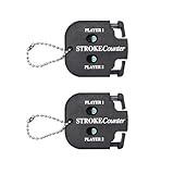 Medsuo 2pcs Golf Score Indicator 2 Player Stroke Counter Clicker Portable Golf Handy Count Shot for Different Kinds of Competitions and Games