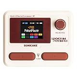 SONICAKE Pocket Master-Portable Multi Effects Pedal, 100+ Built-in Guitar/Bass/Acoustic Effects, Amp Modeling, IR Cabinets Simulation, Stereo OTG USB Audio Interface, Rechargeable (White)