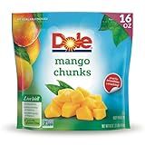 Dole Frozen Mango Chunks, Naturally Gluten Free Fruit, Great for Smoothies, 16 Oz Resealable Bag