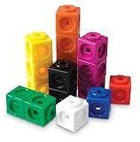 Learning Resources MathLink Cubes - Set of 100 Cubes, Ages 5+ Kindergarten, STEM Activities, Math Manipulatives, Homeschool Supplies, Teacher Supplies