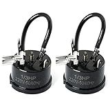 MEETOOT 2pcs 1/3HP-250W Refrigerator Thermal Overload Protector Compressor Replacement Part for Mini Refrigerator, Wine Center and Beverage Cooler