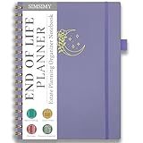 End of Life Planner, Spiral Estate Planning Organizer for Senior, Final Arrangements Just in Case I Die Book Organizer, Will Preparation, Last Wishes & Funeral Planning Notebook for Beneficiary, Death Planner Organizer, 7x9.3"