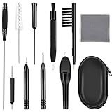 Hearing Aid Cleaning Kit, ARRITZ 11pcs Hearing Amplifier Cleaning Tools with Brushes and Case