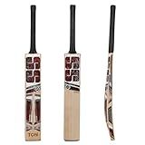 SS Tiger Strike 18 English Willow Premium Cricket bat, Adult Size- Short Handle, Includes Bat Cover
