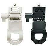 ThtRht 2 Pack Monitor Camera Mount Clamp Clip Screen LCD Display Top Fill Light Flash Holder Webcam Stand with 1/4 Screw Universal Connector for Phone Tripod Tablet Video Live Stream