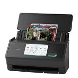 ScanSnap iX2500 Photo Edition Wireless or USB High-Speed Cloud Enabled Photo, Document & Receipt Scanner with Large 5" Touchscreen for Mac or PC, Black