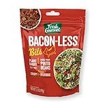 Fresh Gourmet Vegan Bacon-Less Bits - 3.5 oz Plant-Based Topping for Salads, Potatoes, Soups, and More | Soy-Free, Kosher, and Smoky Flavor | Resealable Pouch