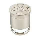 Autom Single Oil Stock with Ring - Compact Polished Silver Vessel for Sacred Oils with Secure Lid